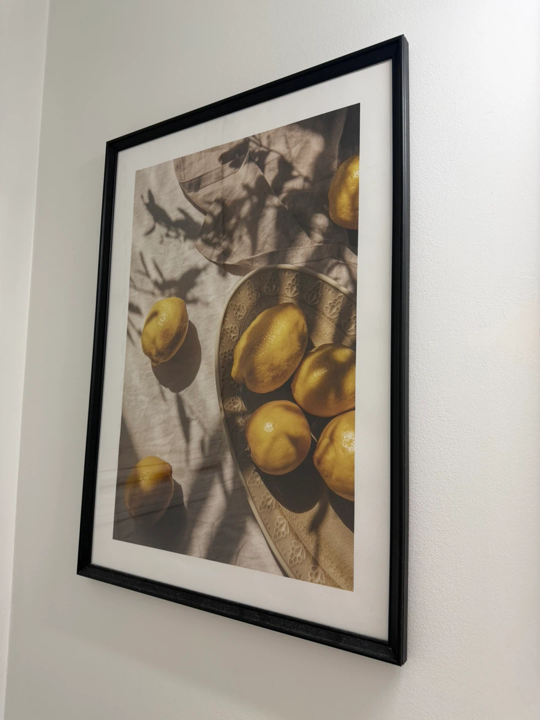 Framed Lemon Print