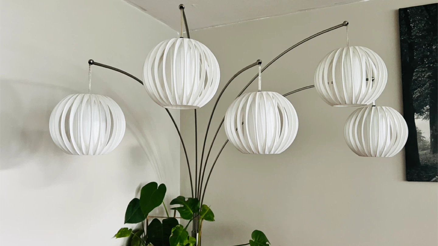 Vintage Multi Light Pod Floor Lamp - photo 2
