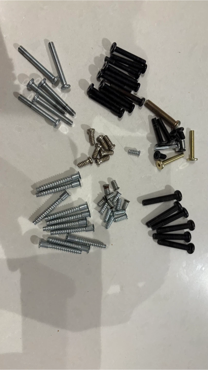Assorted Screws - Silver, Black, and Brass - photo 2