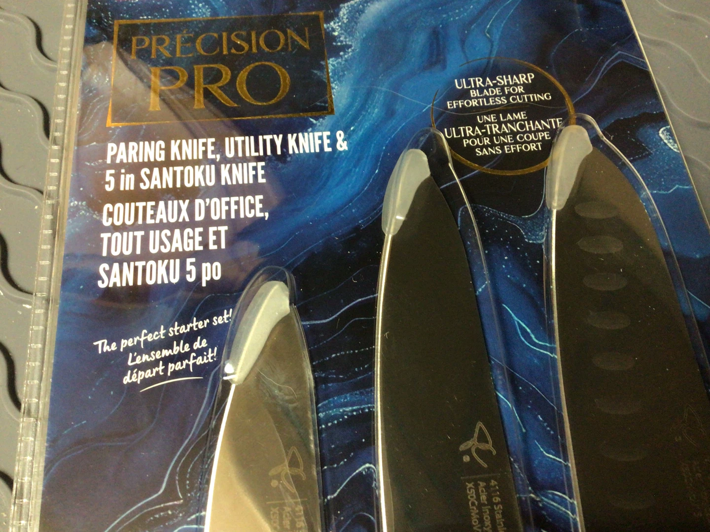 Precision Pro Knife Set - Paring, Utility, Santoku - photo 2
