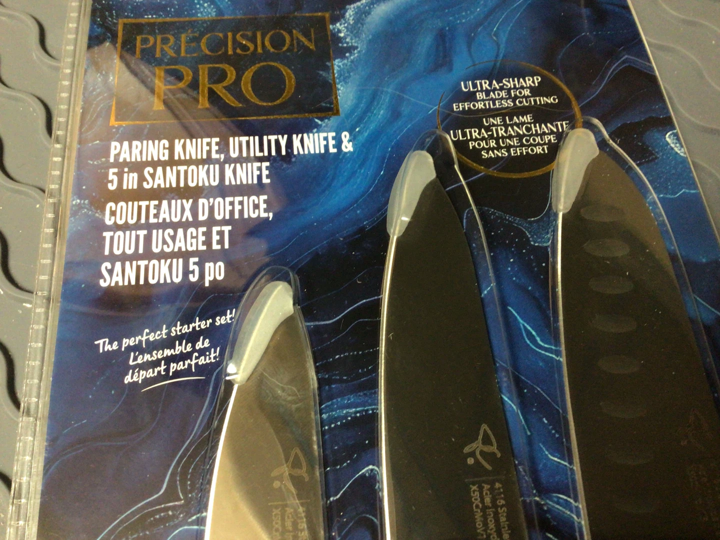 Precision Pro Knife Set - Paring, Utility, Santoku - photo 4