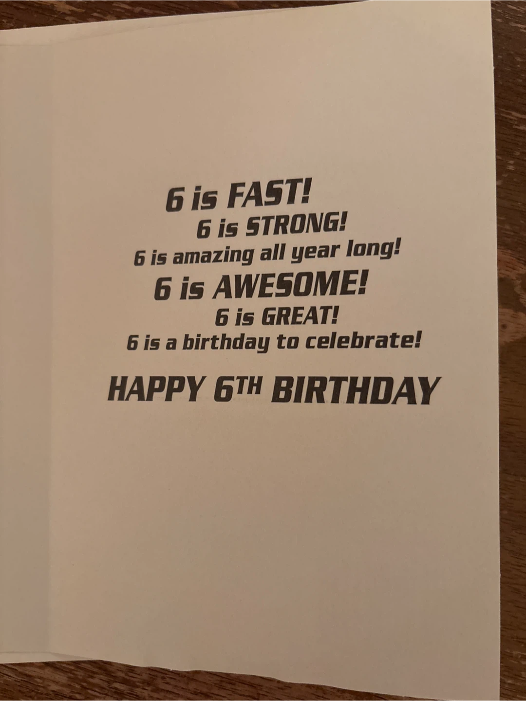 🥕Hallmark Superman 6th Birthday Card - photo 2