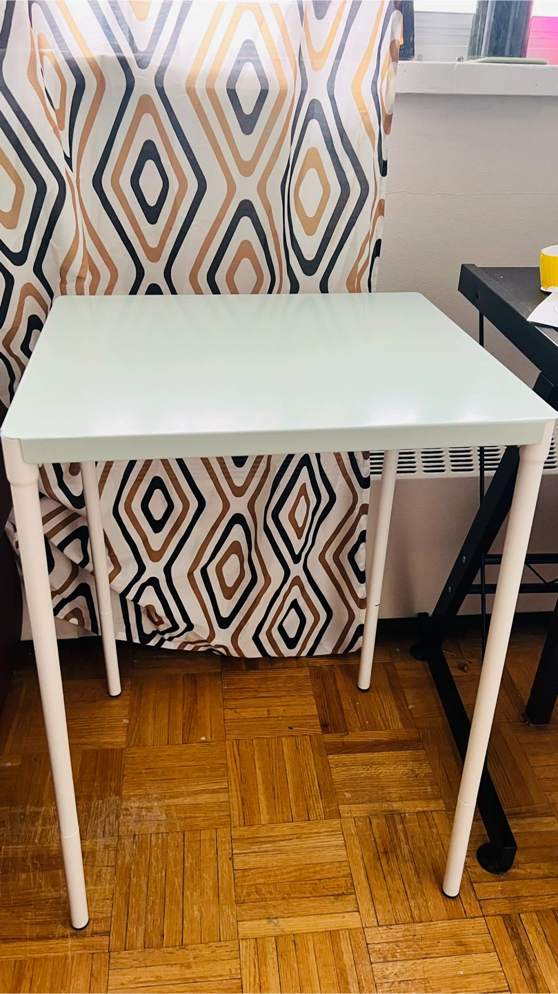 Small Square Table - White - photo 2