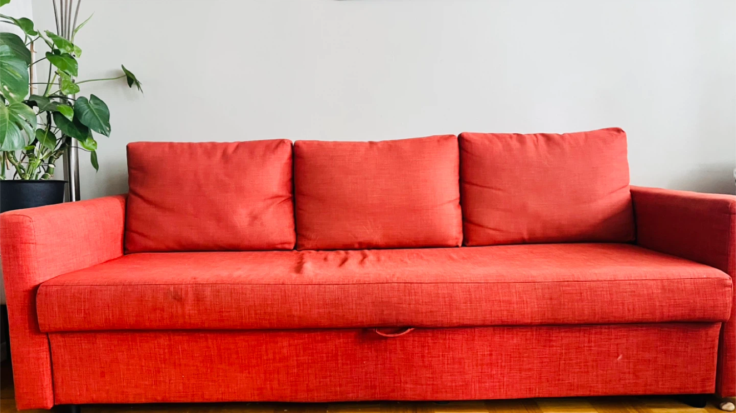 IKEA FRIHETEN sofa-bed (Faringe brown-orange) - photo 2