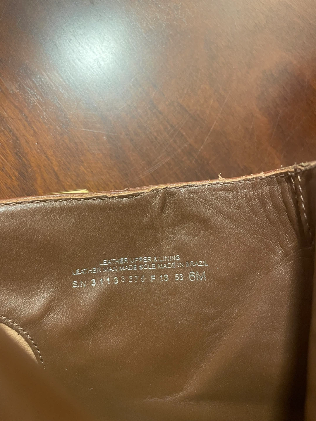 Tory Burch Brown Leather Wedge Booties - Size 6M - photo 4