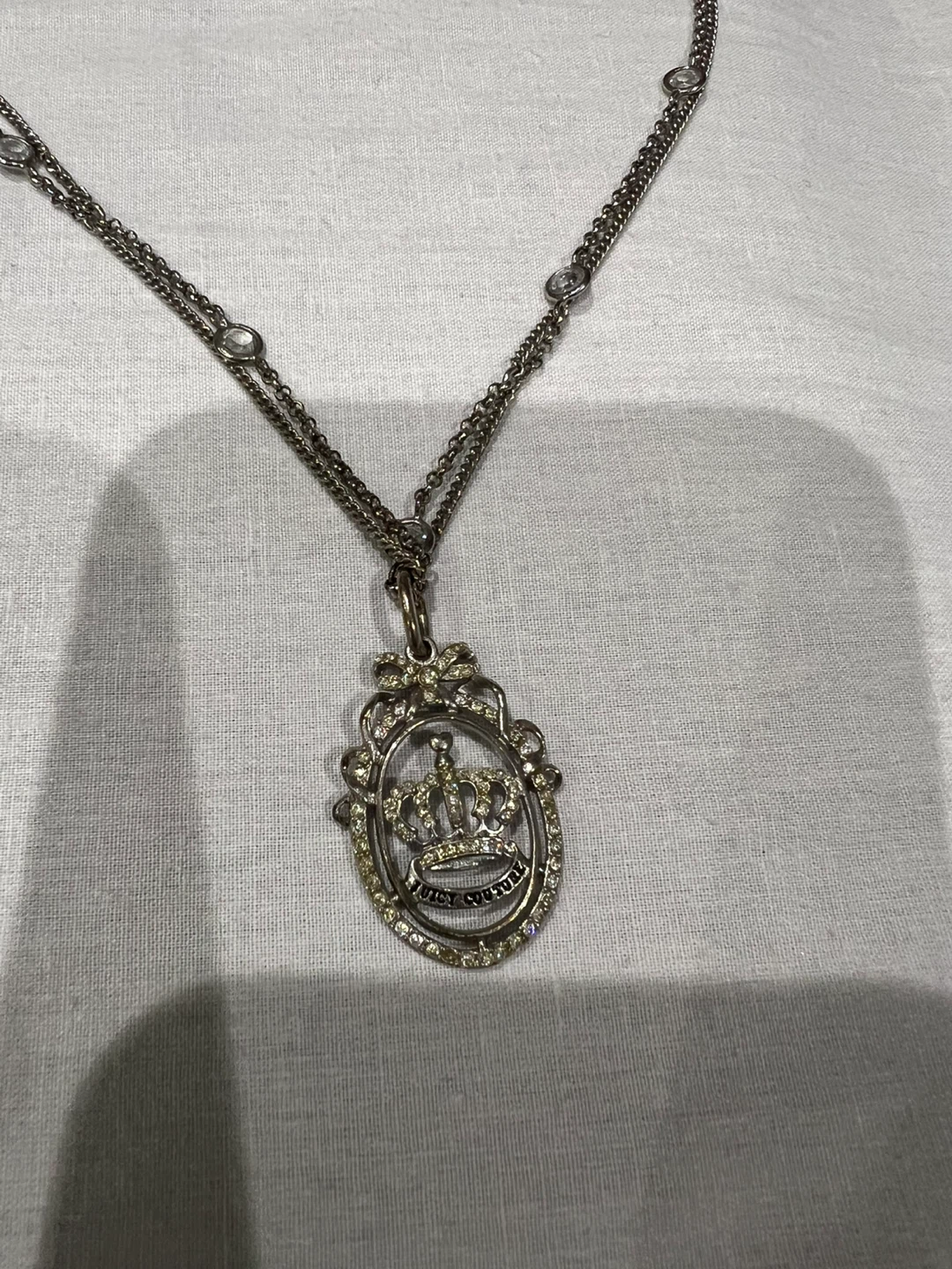 Juicy Couture Necklace with Crown Pendant - photo 3