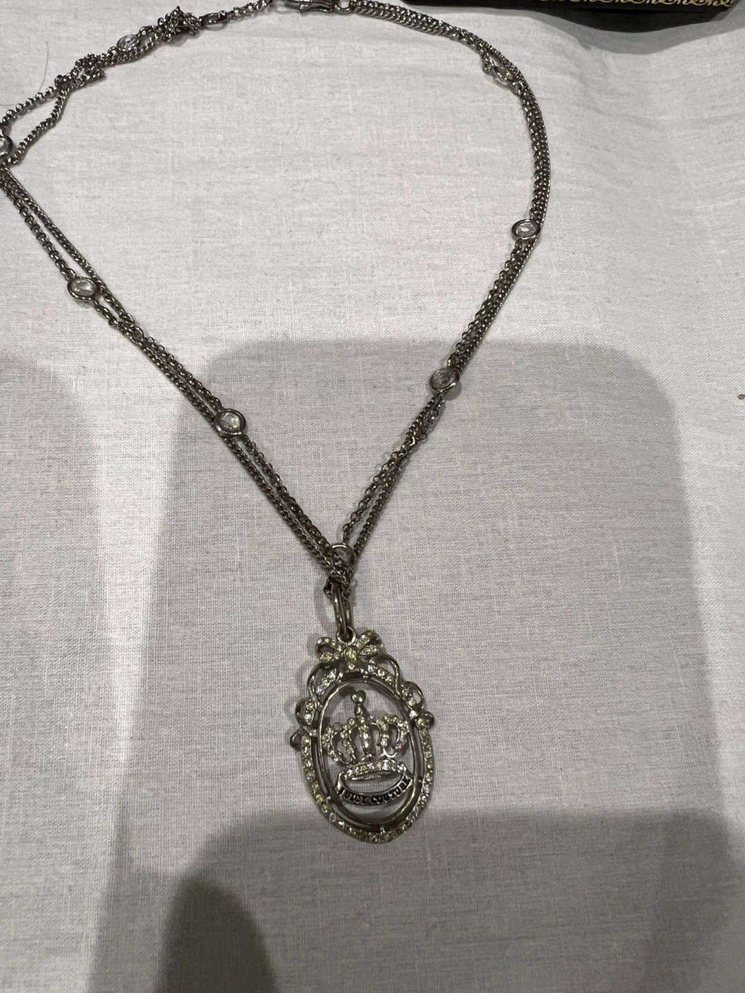 Juicy Couture Necklace with Crown Pendant - photo 2