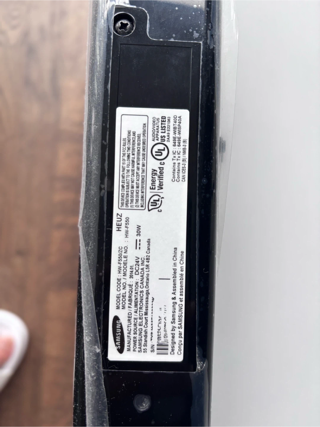 Samsung soundbar with BT sub woofer - photo 4