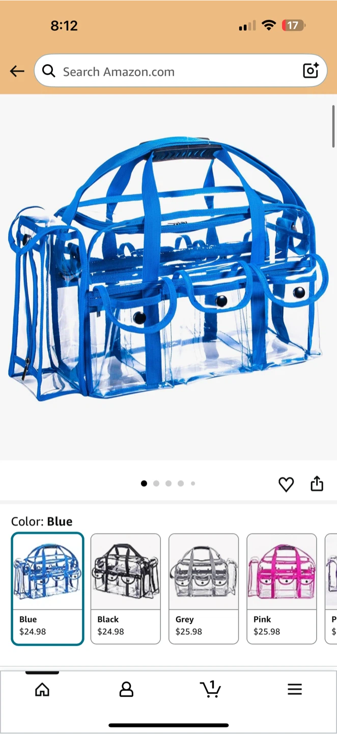 Clear bag