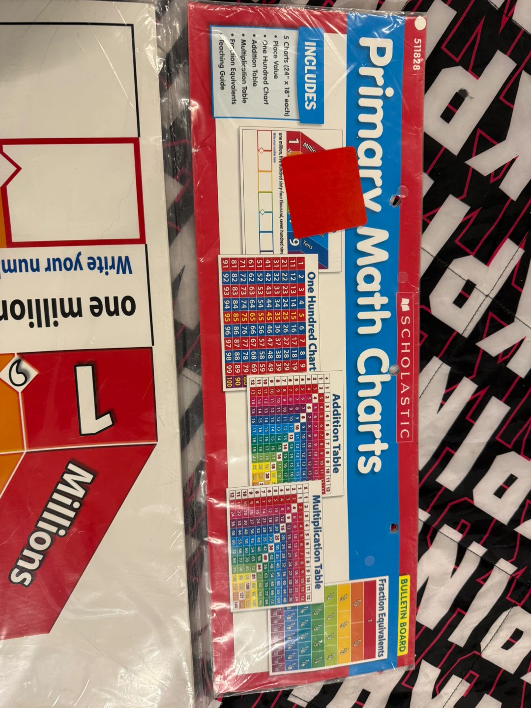 Scholastic Primary Math Charts Bulletin Board Set - photo 2