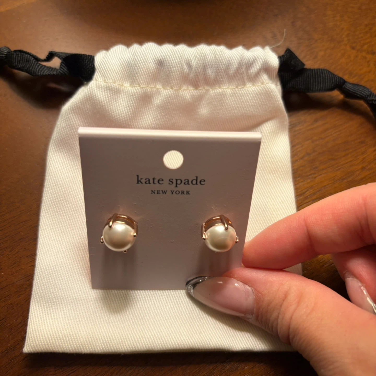 Kate Spade Pearl Stud Earrings - photo 2