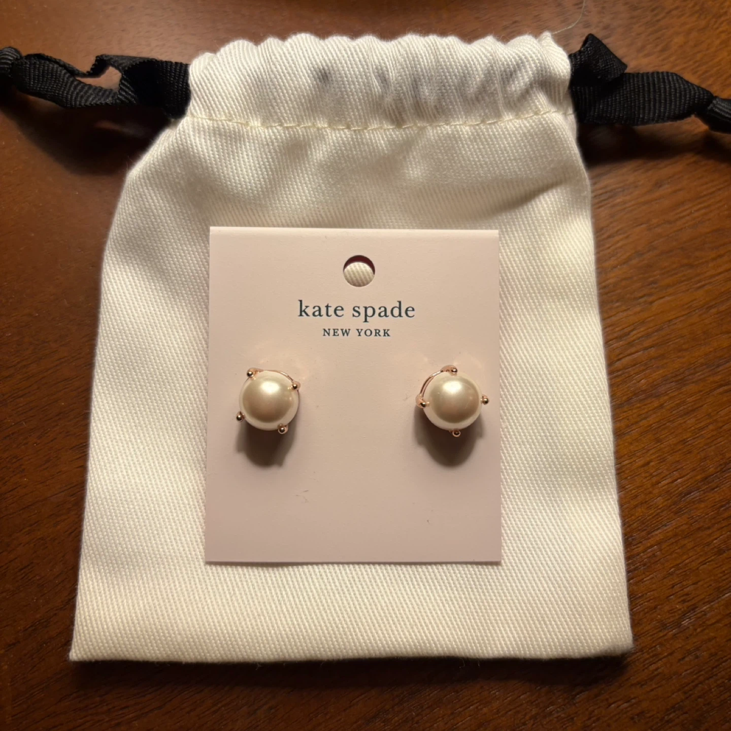 Kate Spade Pearl Stud Earrings