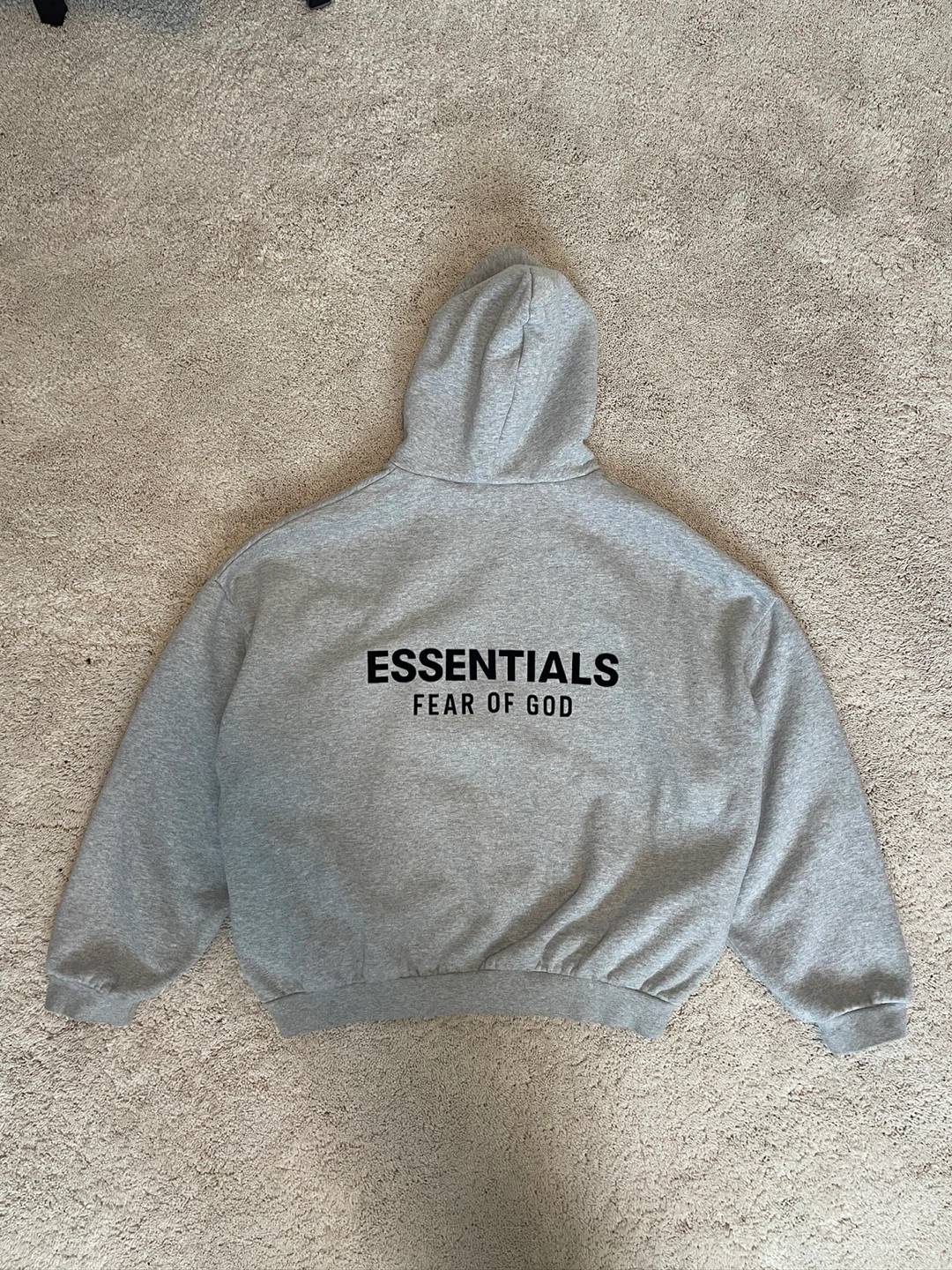 Essentials Fear of God Grey Hoodie - photo 5