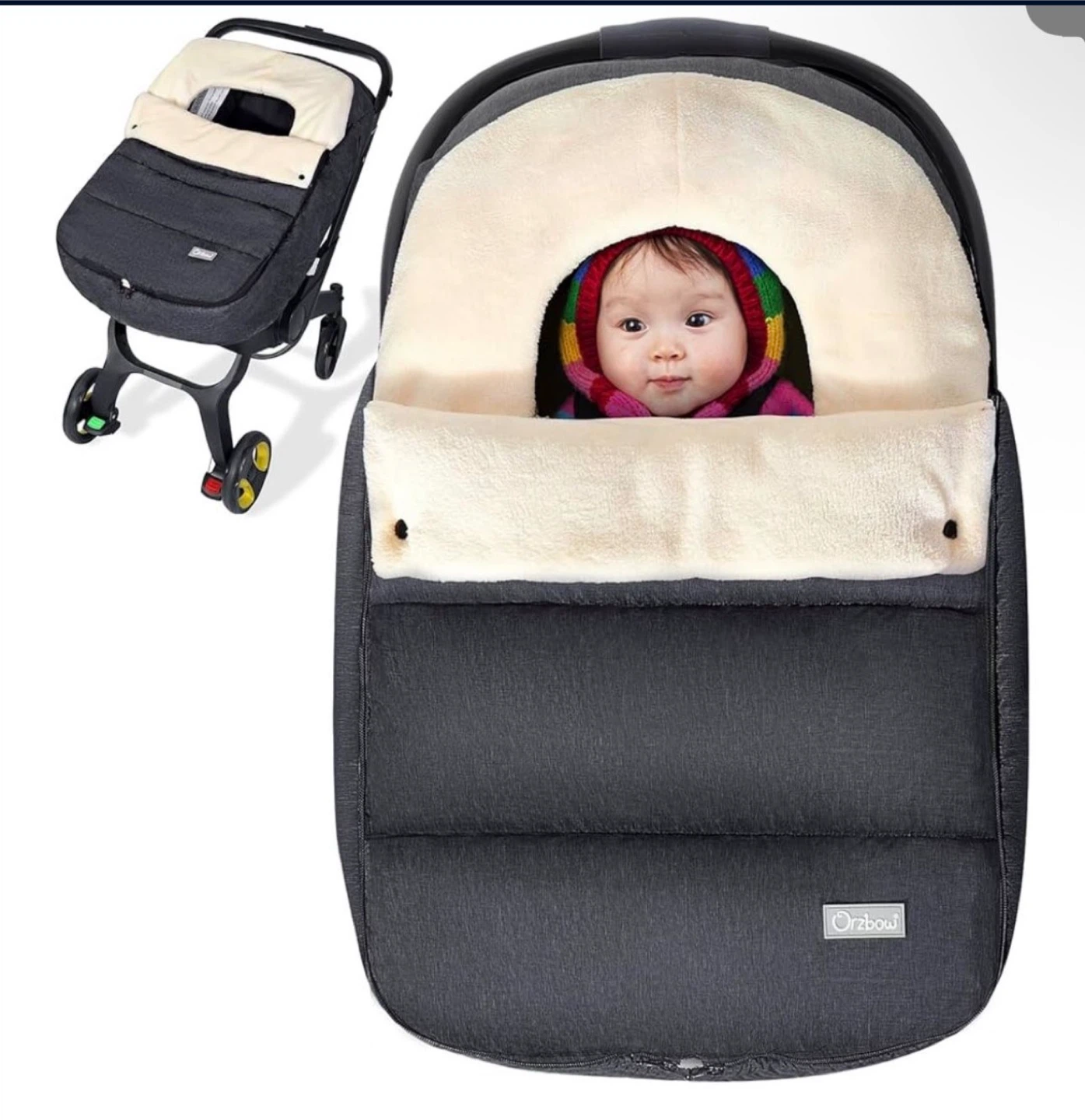 Orzbow Stroller Footmuff - Like New! - photo 2