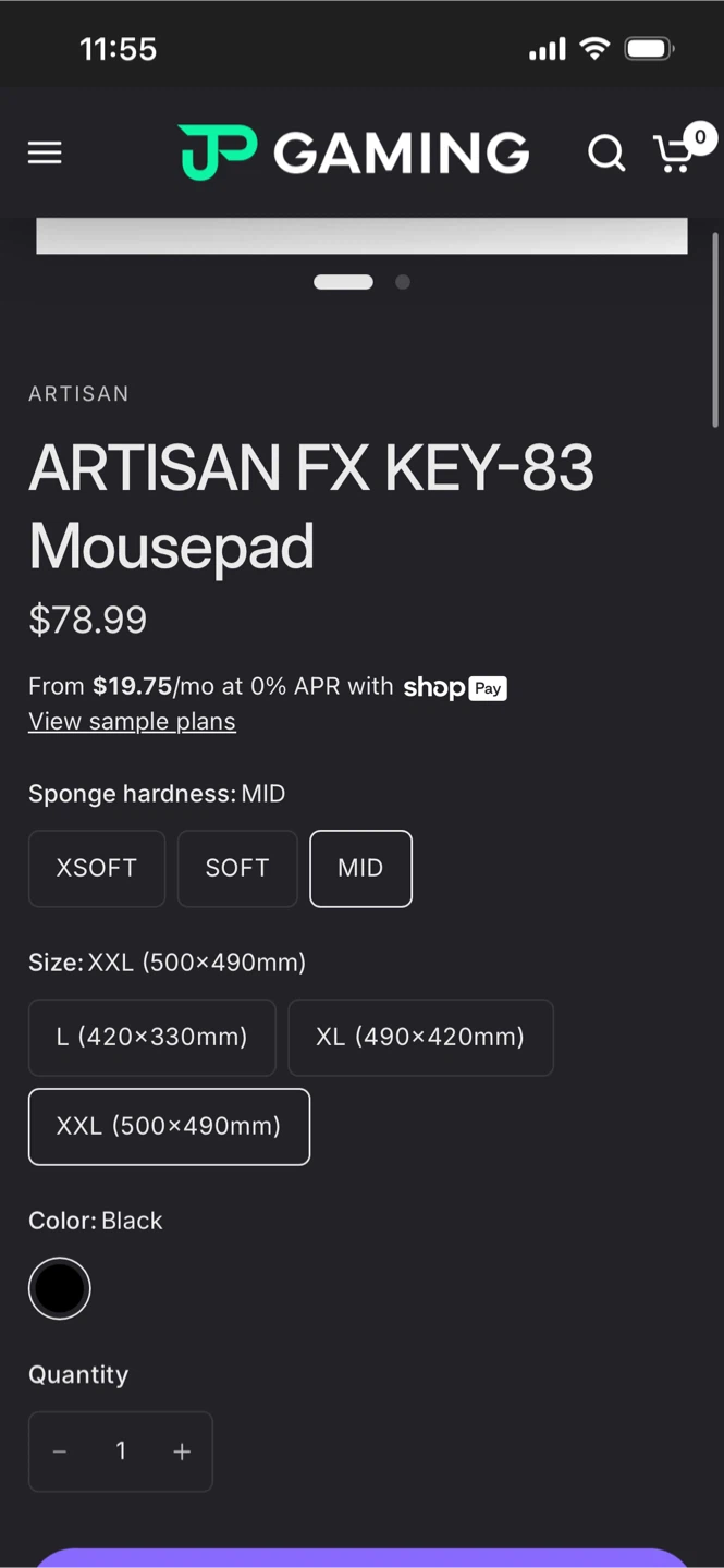 Artisan FX KEY-83 Mousepad - XXL - photo 2