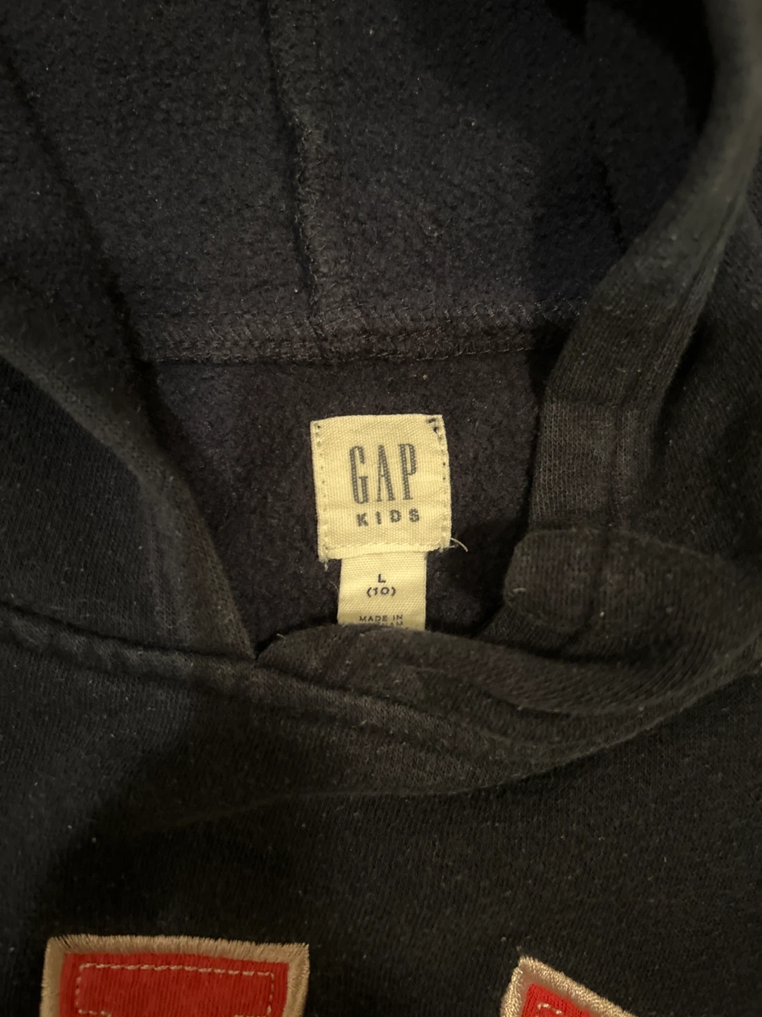 GAP Kids Navy Blue Hoodie - Size L (10) - photo 2