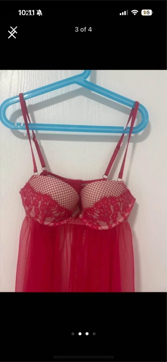 Victoria's Secret Red Babydoll - Size 34B