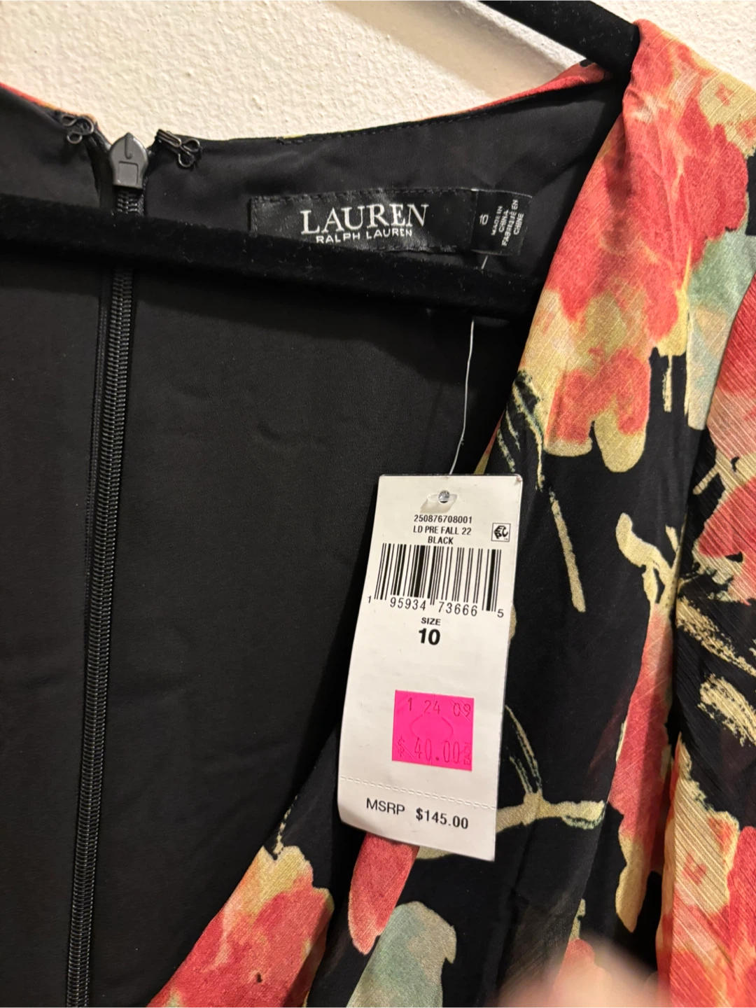 NWT-Lauren Ralph Lauren Floral Dress - Size 10 - photo 3