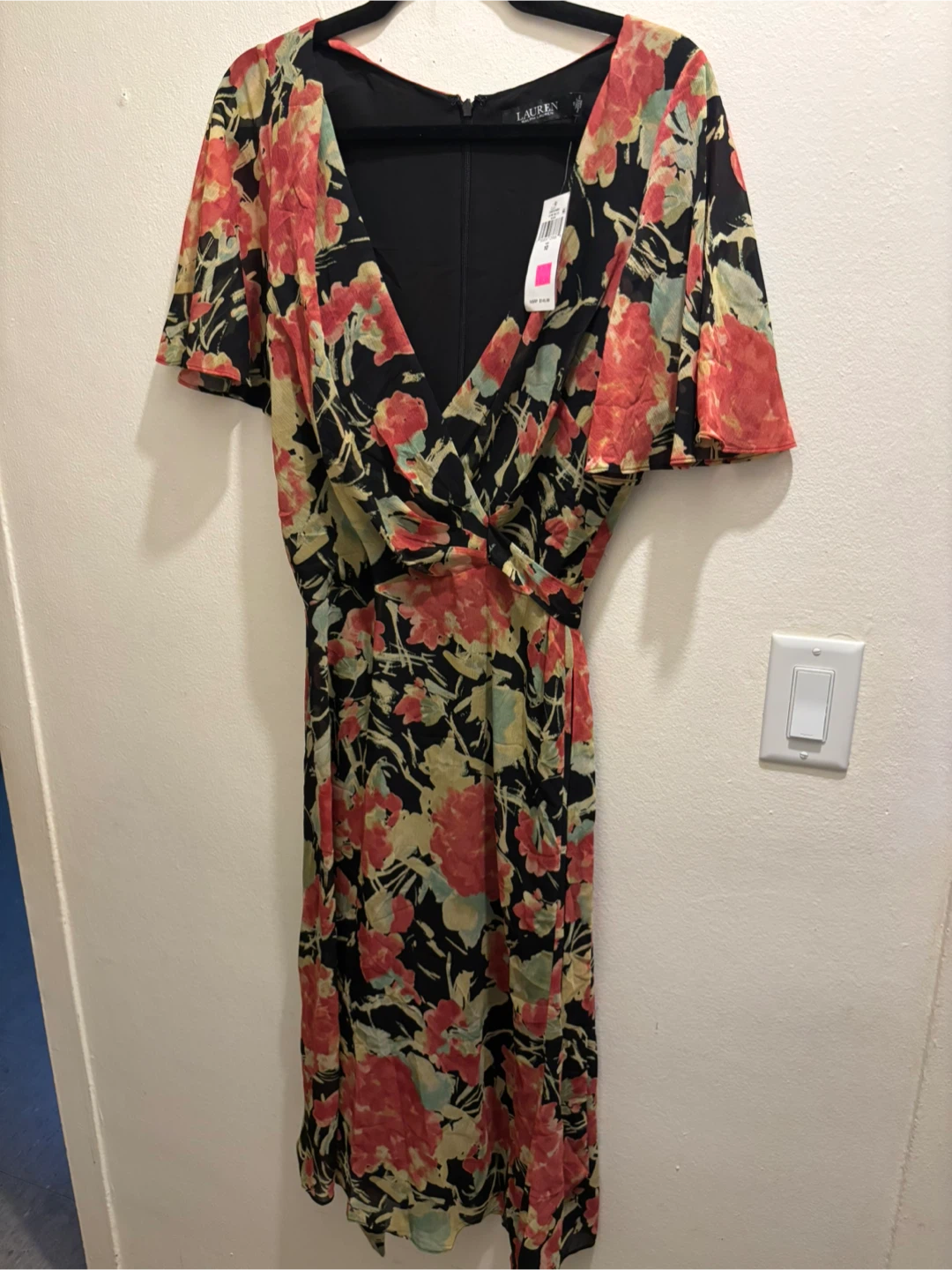 NWT-Lauren Ralph Lauren Floral Dress - Size 10