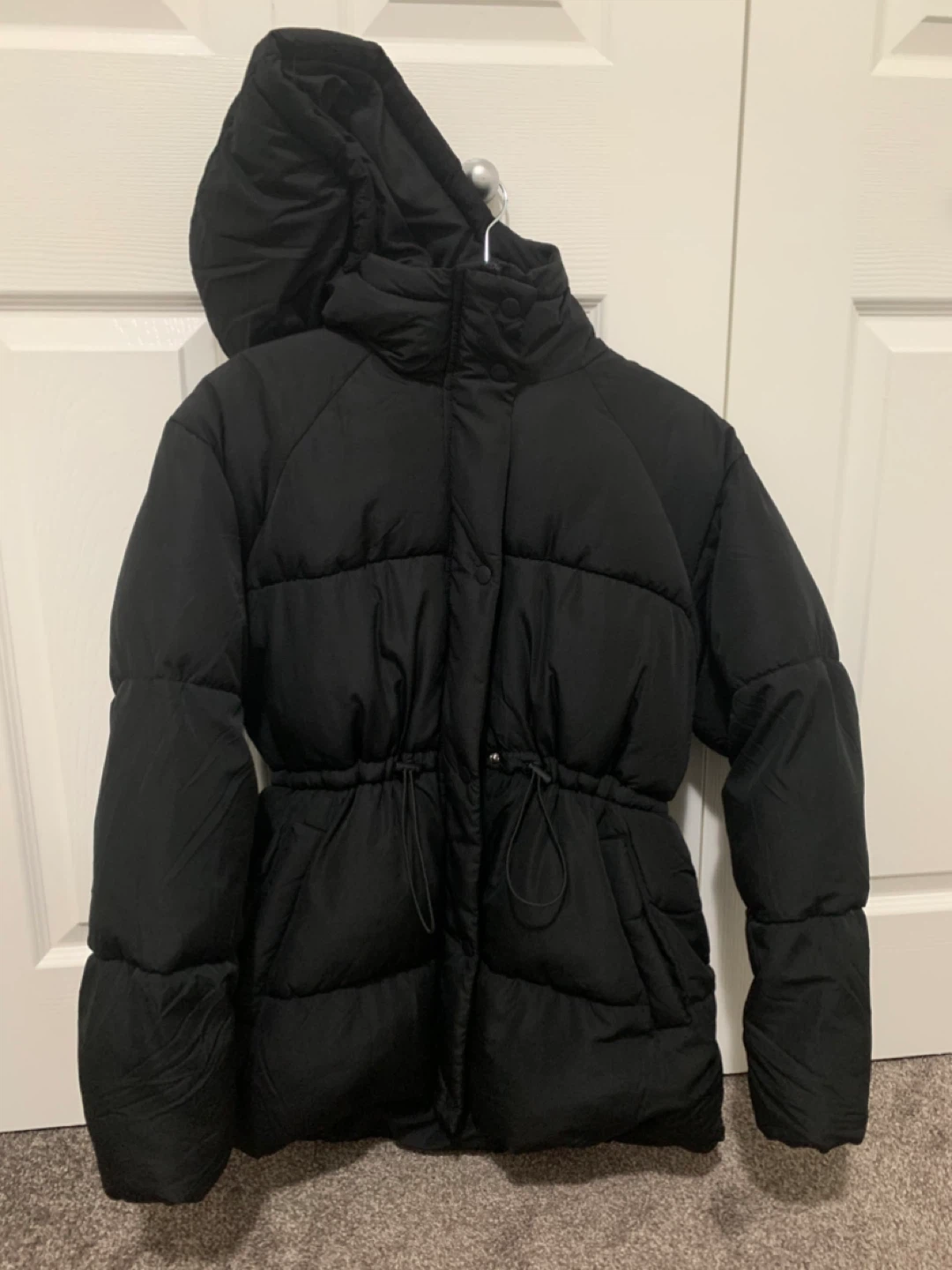 H&M Black Puffer Jacket – Size Small (NEW)