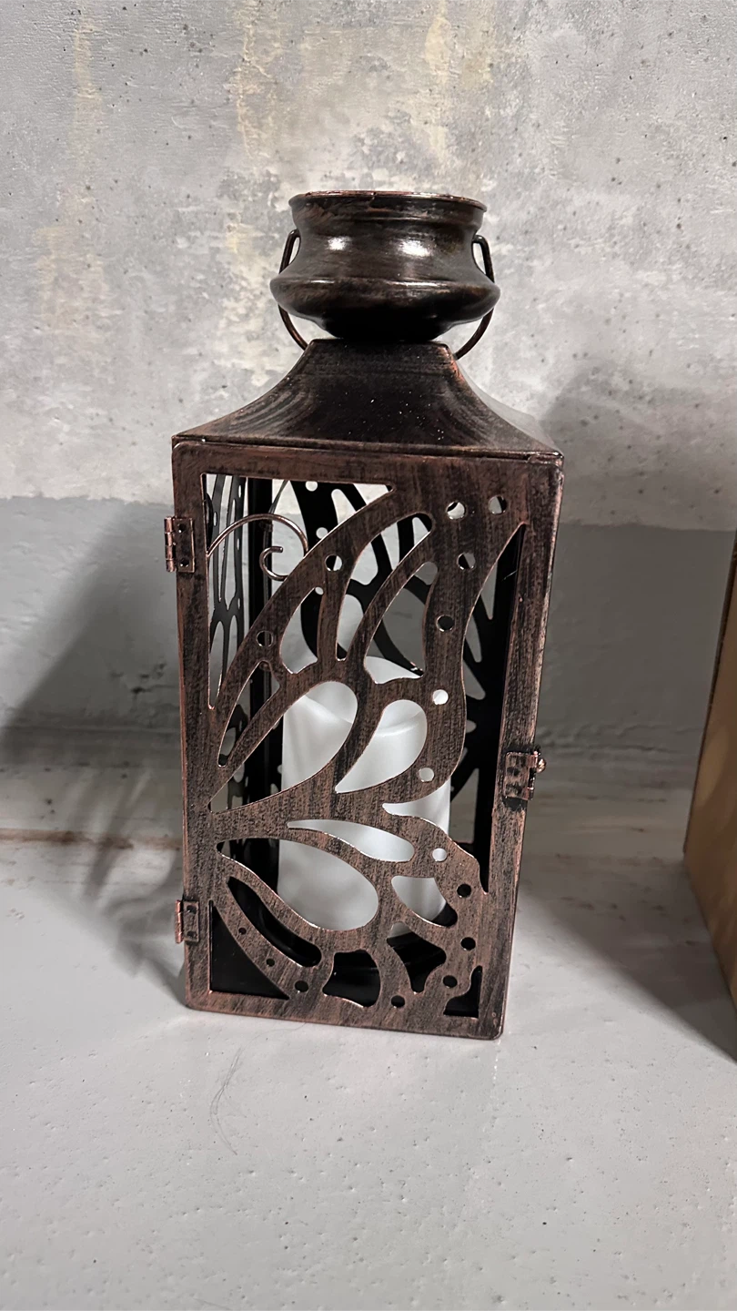 Bronze Butterfly Solar Lantern
