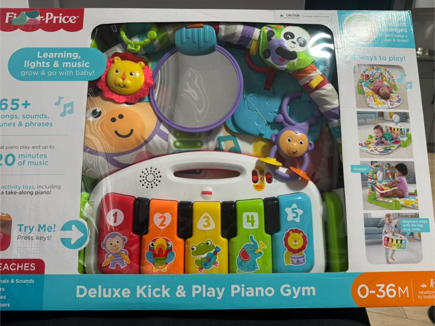 Fisher-Price Deluxe Kick & Play Piano Gym (0-36M) - photo 2