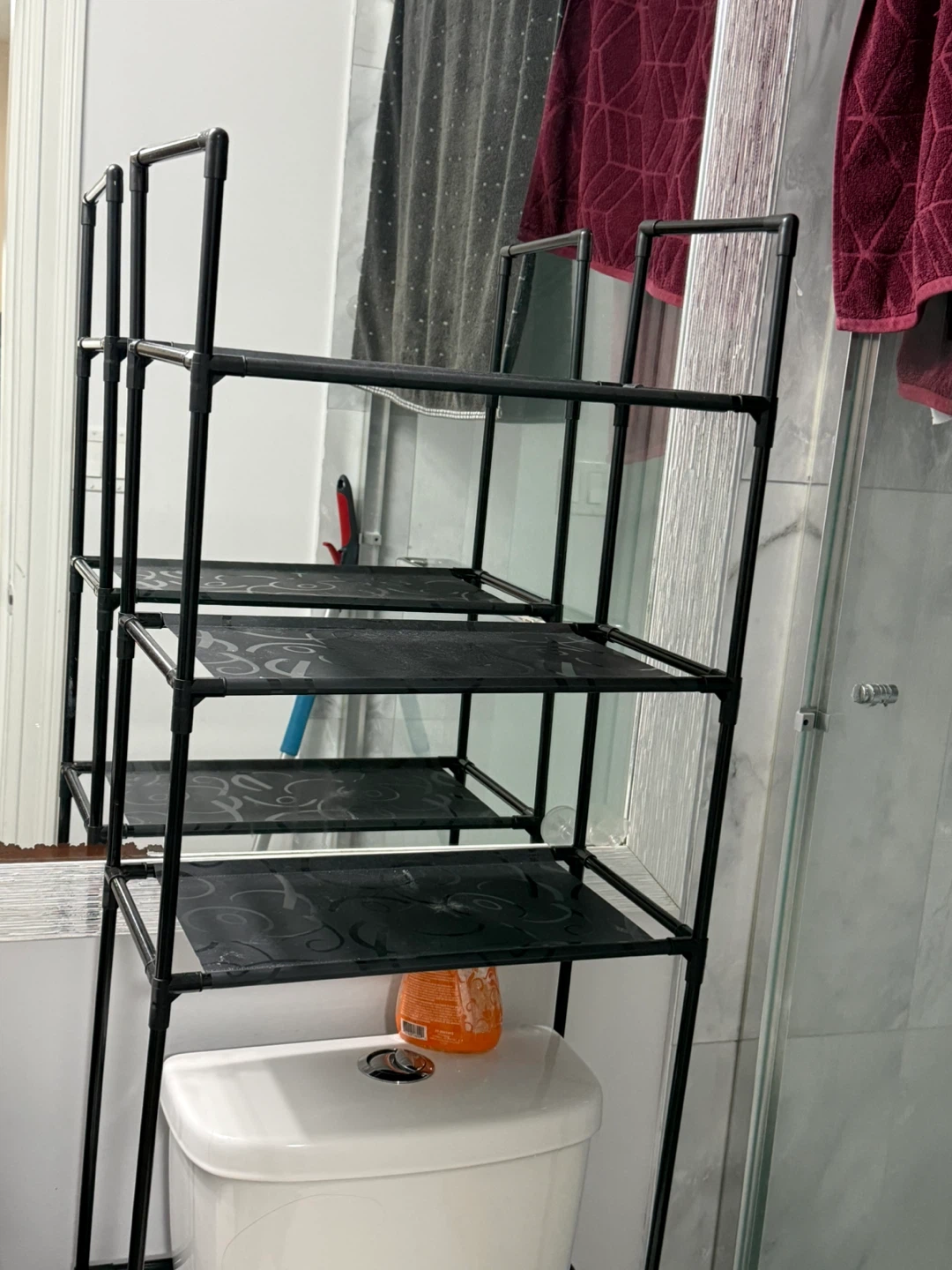 Bathroom Shelf Unit - Black