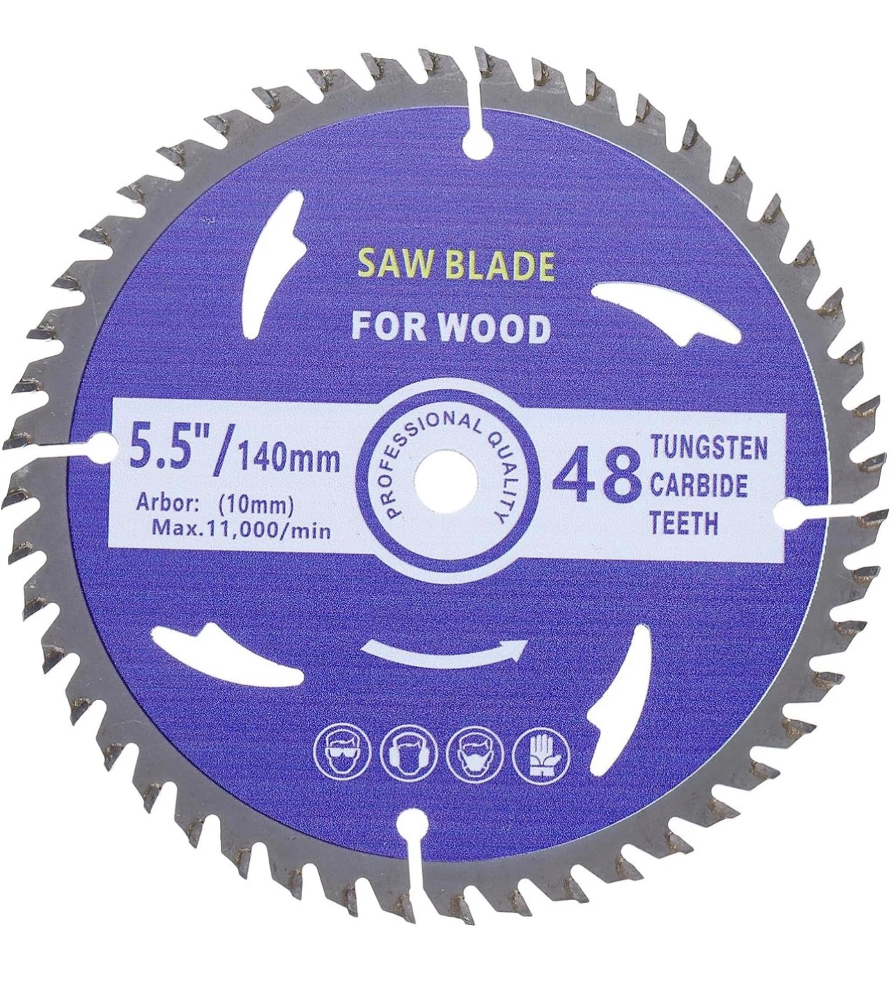New 5.5"/140mm Saw Blade for Wood - 48 Teeth - photo 3