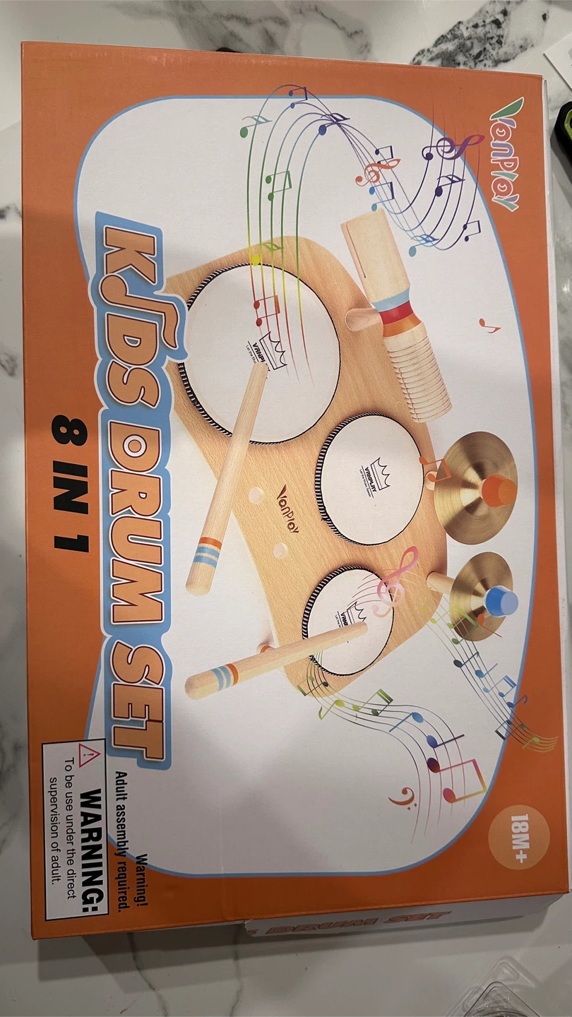 VanPlay Kids 8 in 1 Drum Set