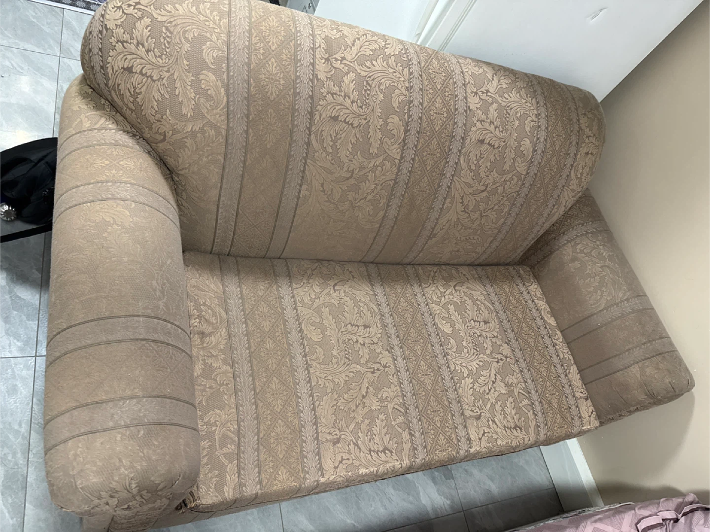 Loveseat Sofa - Neutral Pattern - photo 2