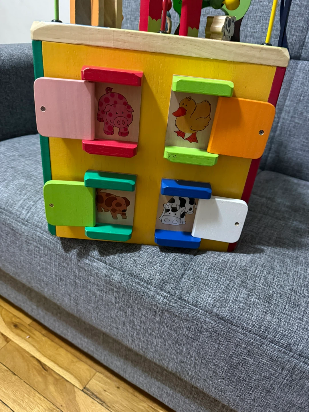 Wooden Activity Cube Toy - photo 2