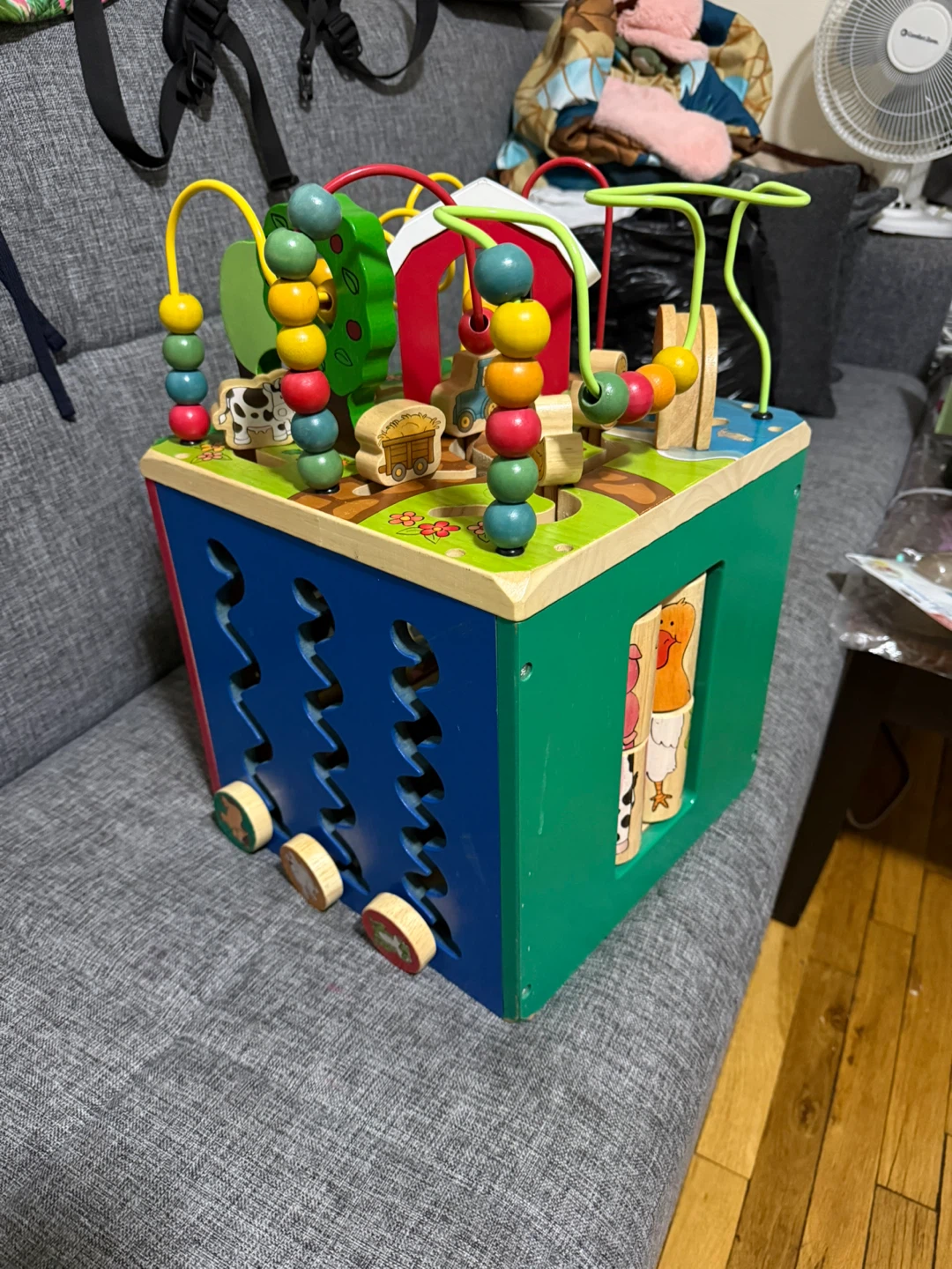 Wooden Activity Cube Toy - photo 4