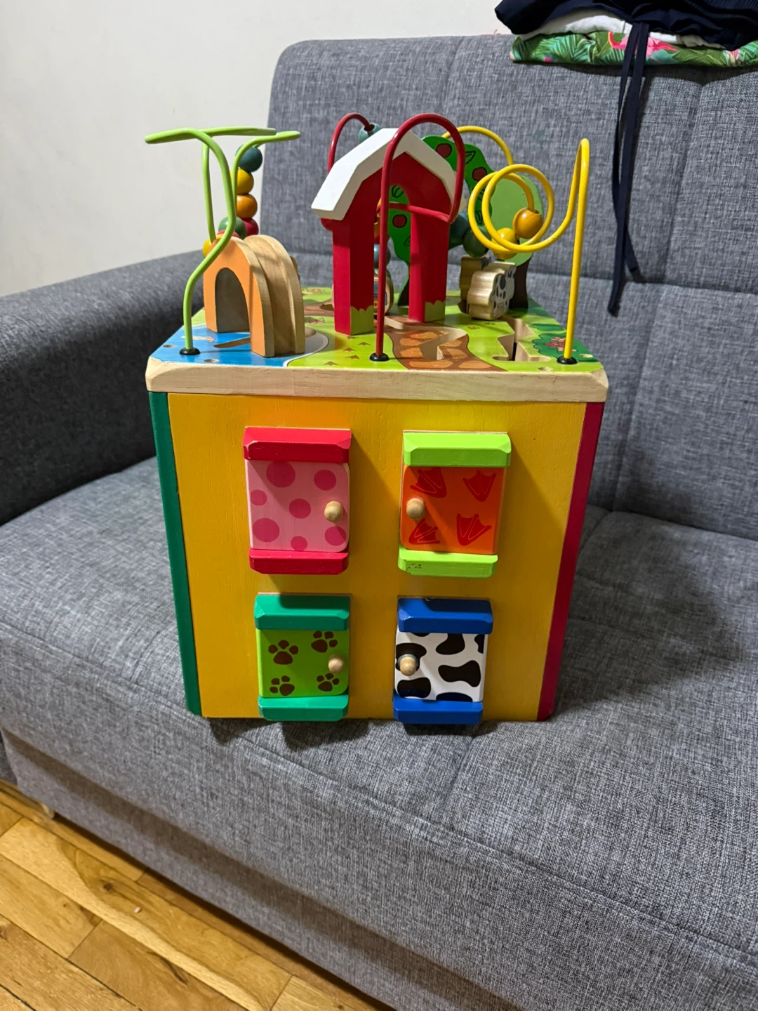 Wooden Activity Cube Toy - photo 3
