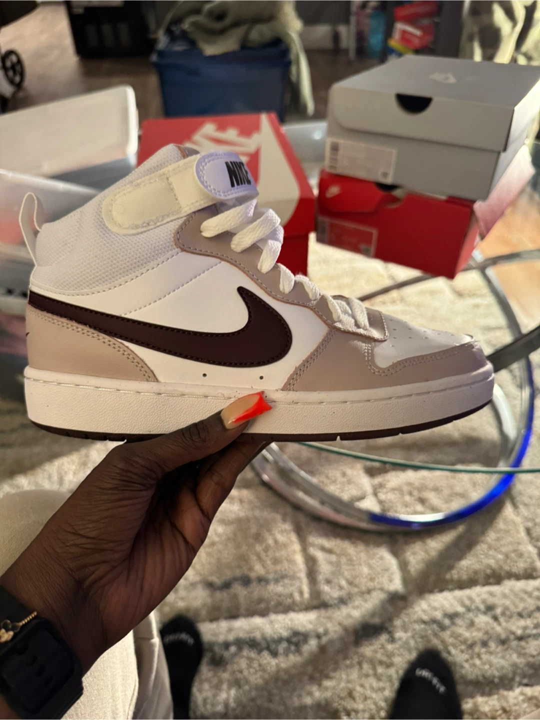 Nike Court Borough Mid 2 (GS) - Size 6Y - photo 5