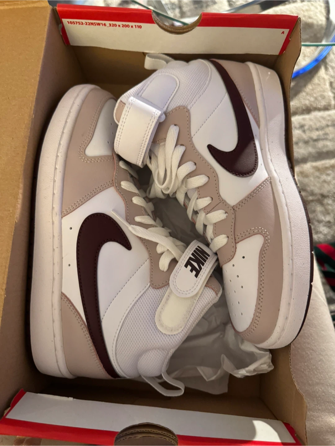 Nike Court Borough Mid 2 (GS) - Size 6Y