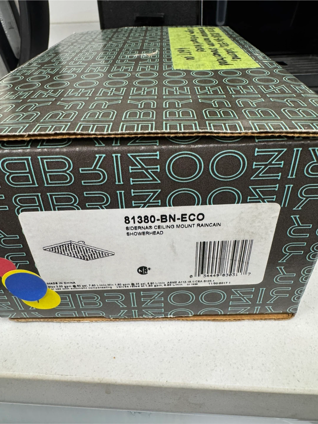 Brizo Siderna Ceiling Mount Raincan Showerhead - photo 2