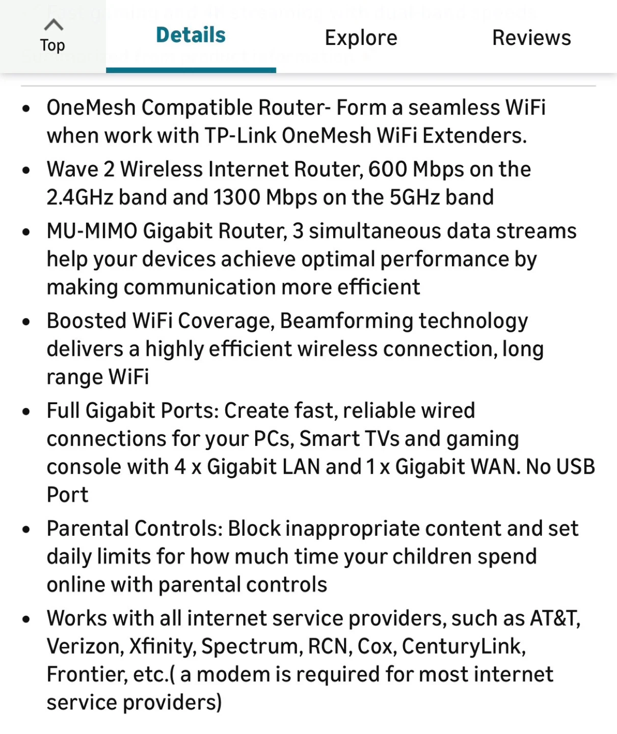 🥕 TP-Link AC1900 WiFi 5 Router Archer A8 - photo 4