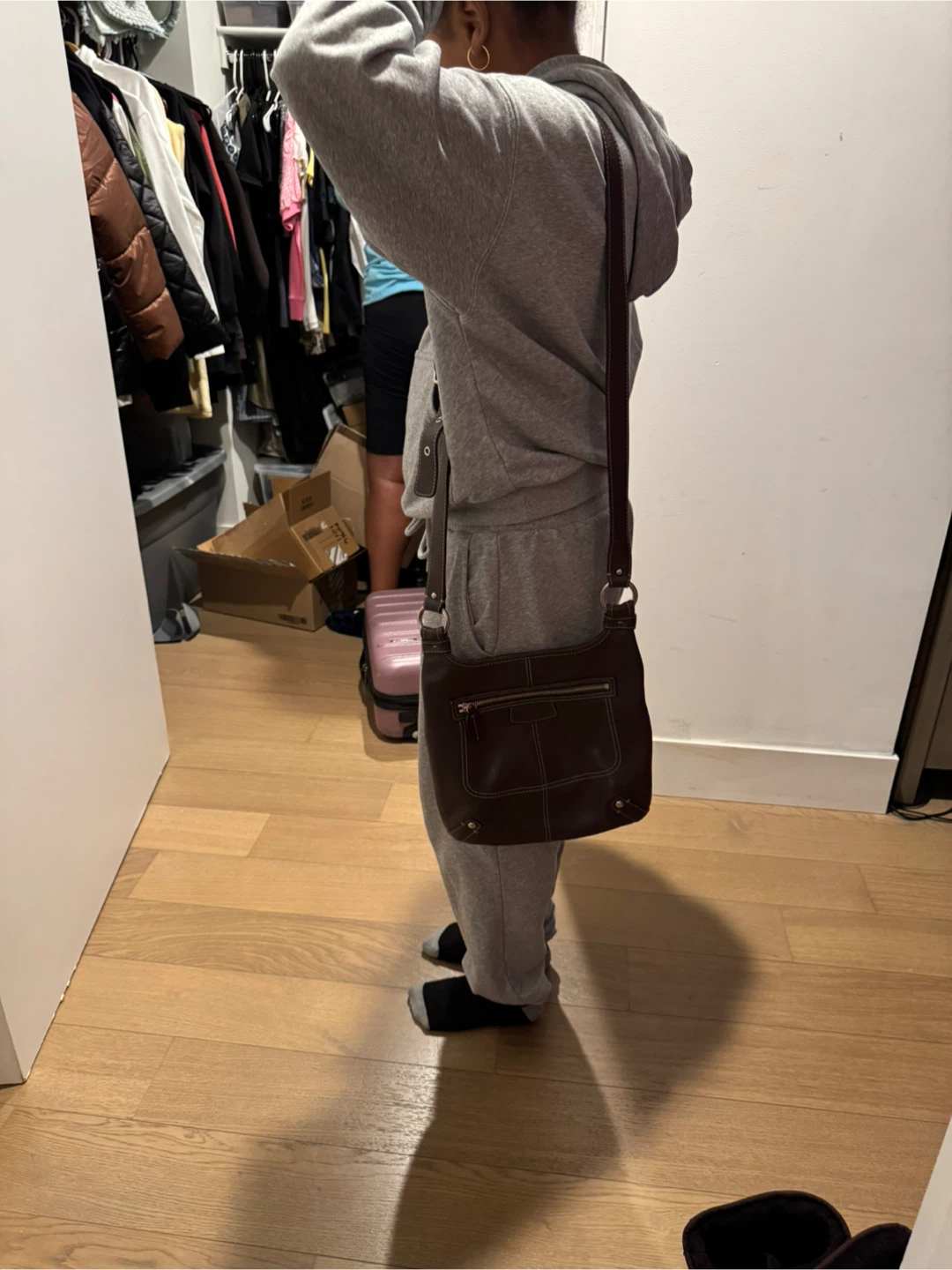 Coach Brown Leather Crossbody Bag - photo 5