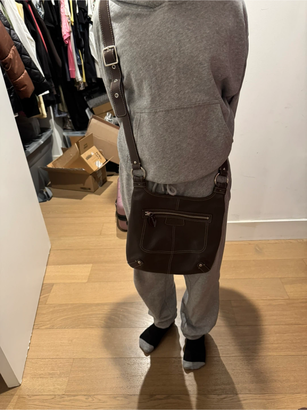 Coach Brown Leather Crossbody Bag - photo 4