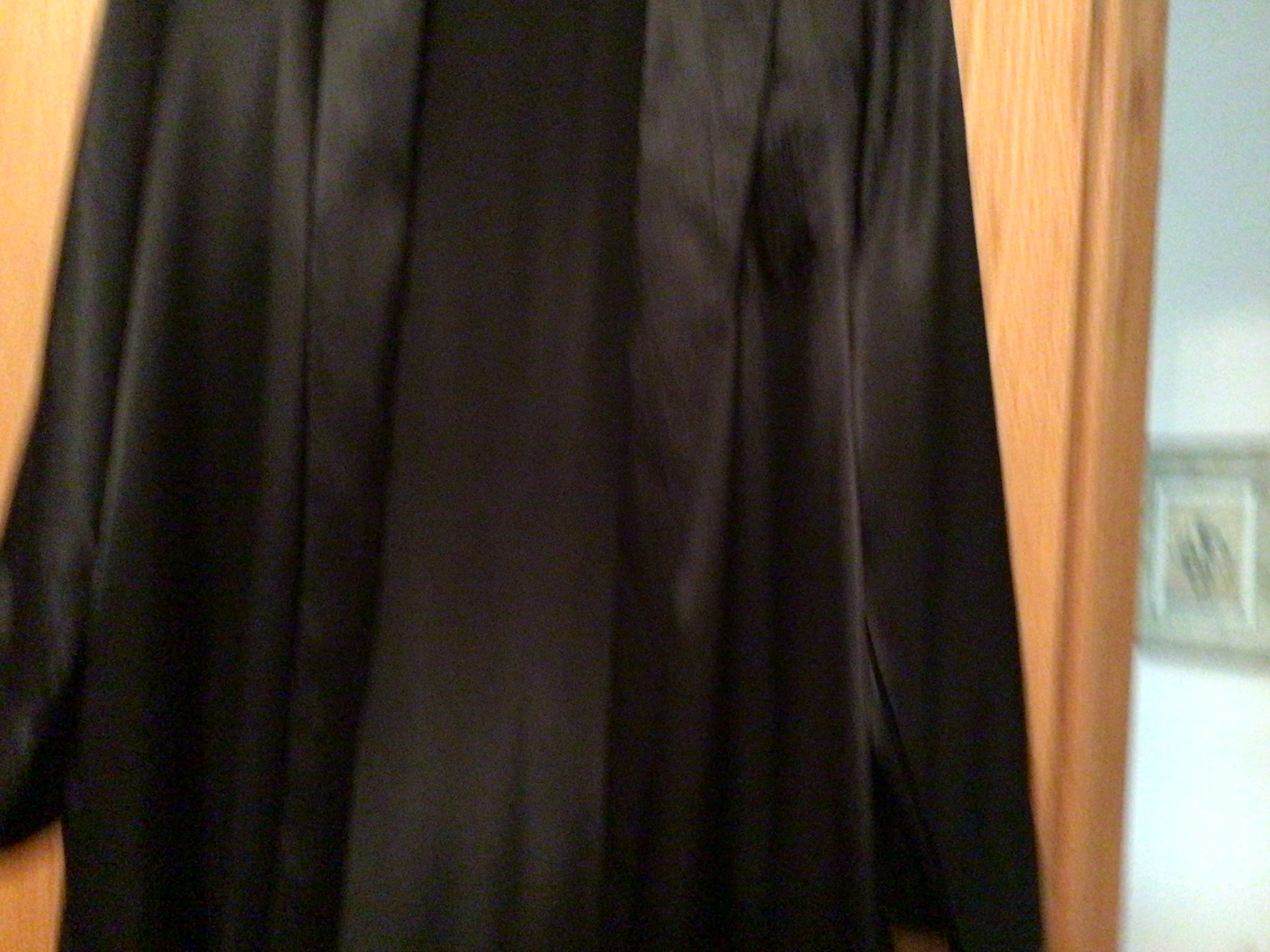 Black Satin Robe Jessica