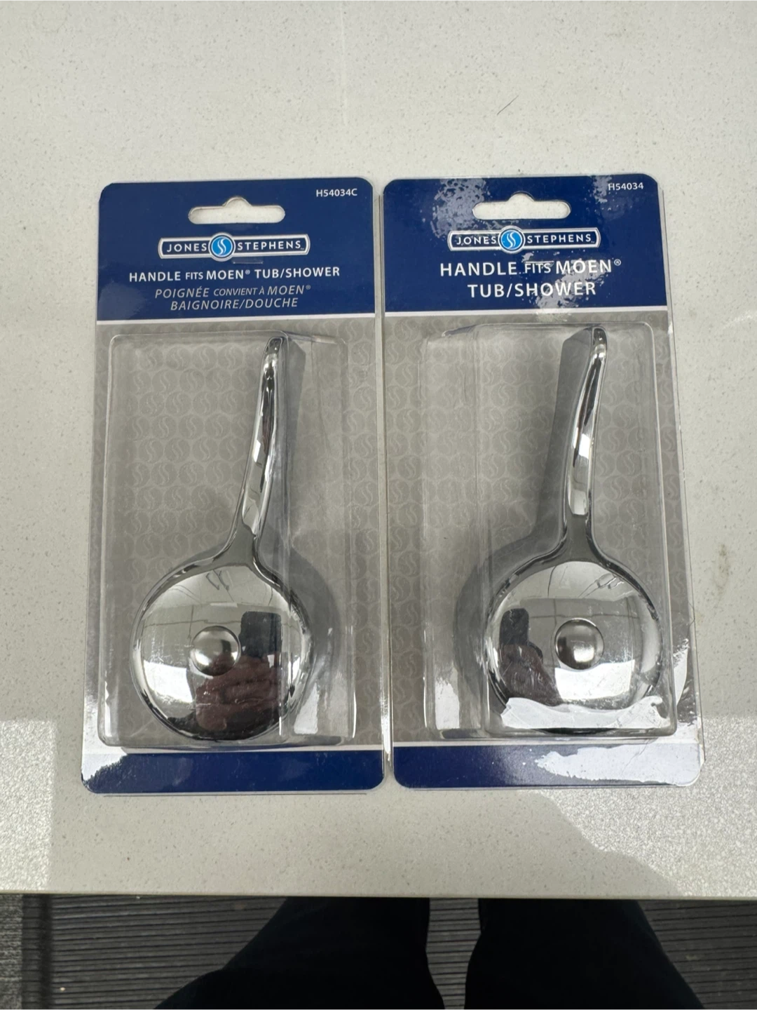 2 x Moen Tub/Shower handle