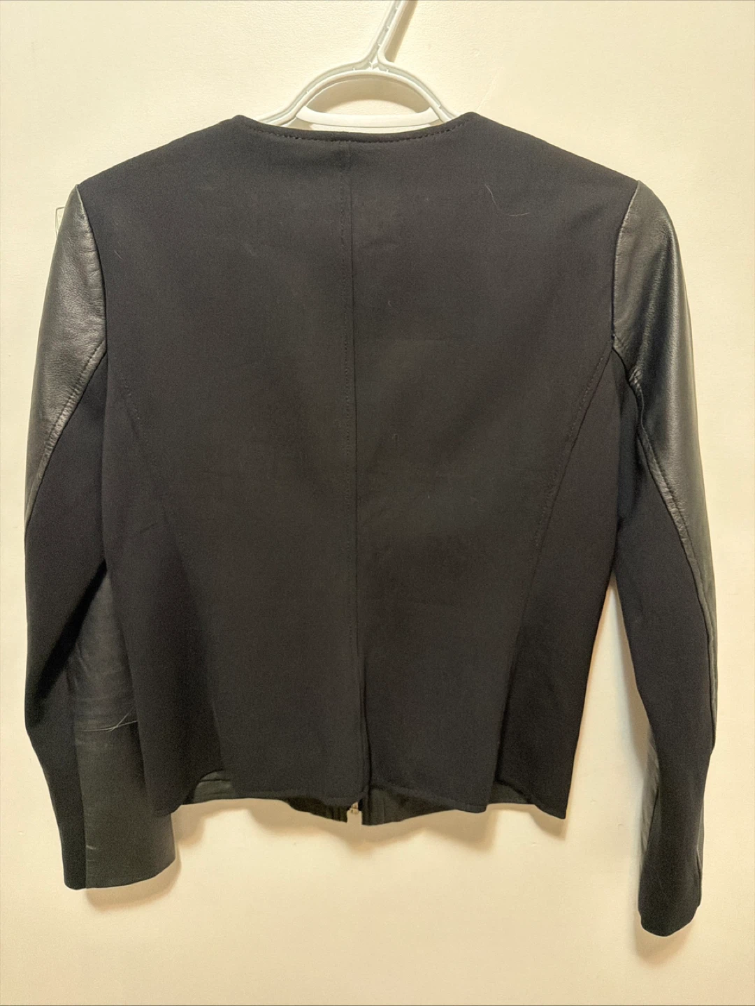 Michael Michael Kors Black Leather Jacket Size S - photo 2