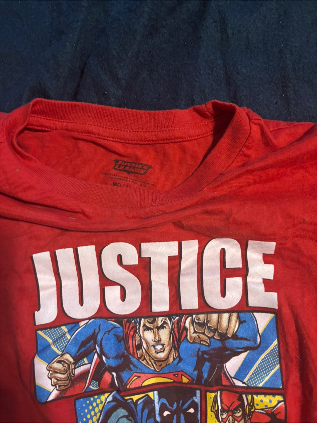 Justice League Red T-Shirt - Size M - photo 2