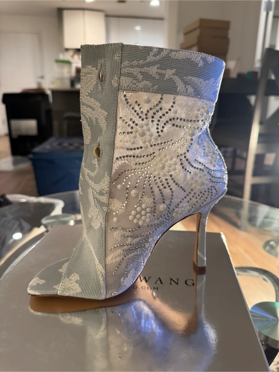 Azalea Wang Embellished Boots - Size 8 - photo 5