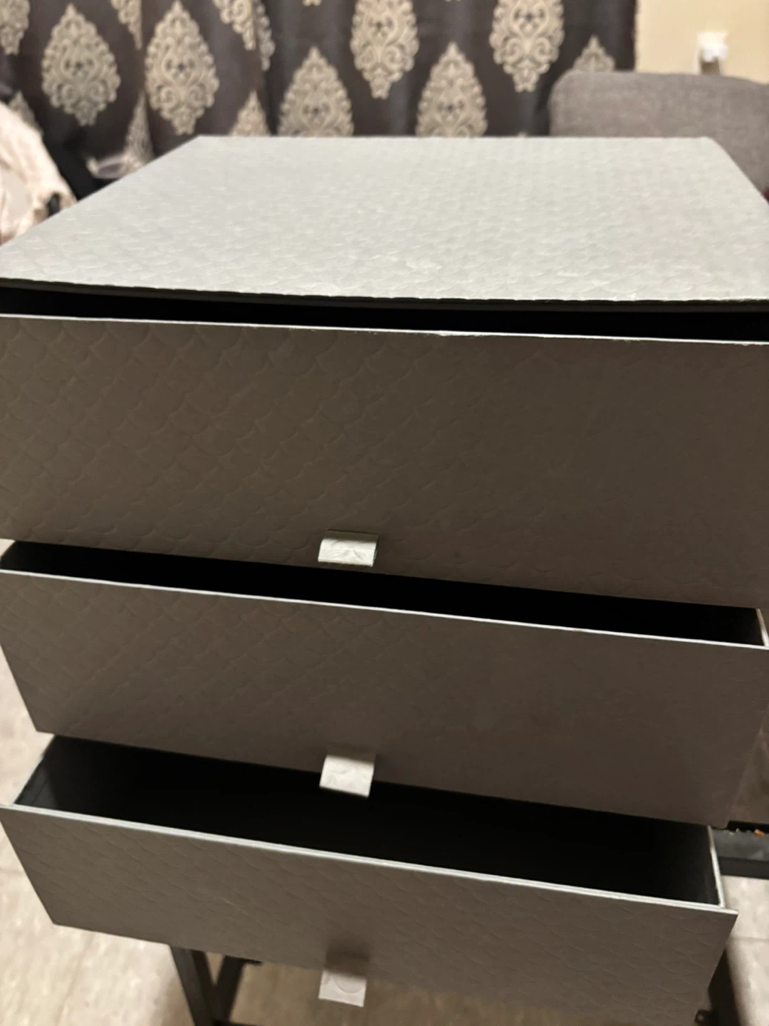Grey 3-Drawer Storage for makeup/jewelley/sovks or smalk items - photo 2