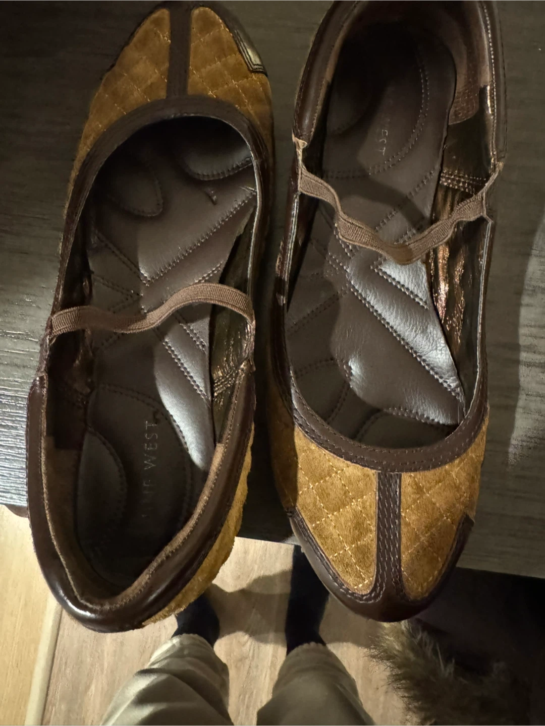 Nine West Brown Flats Size 8 - photo 2