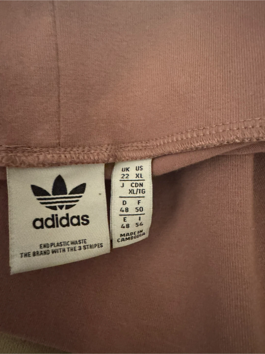 Adidas XL Mauve Sweatshirt and Leggings Set - photo 4