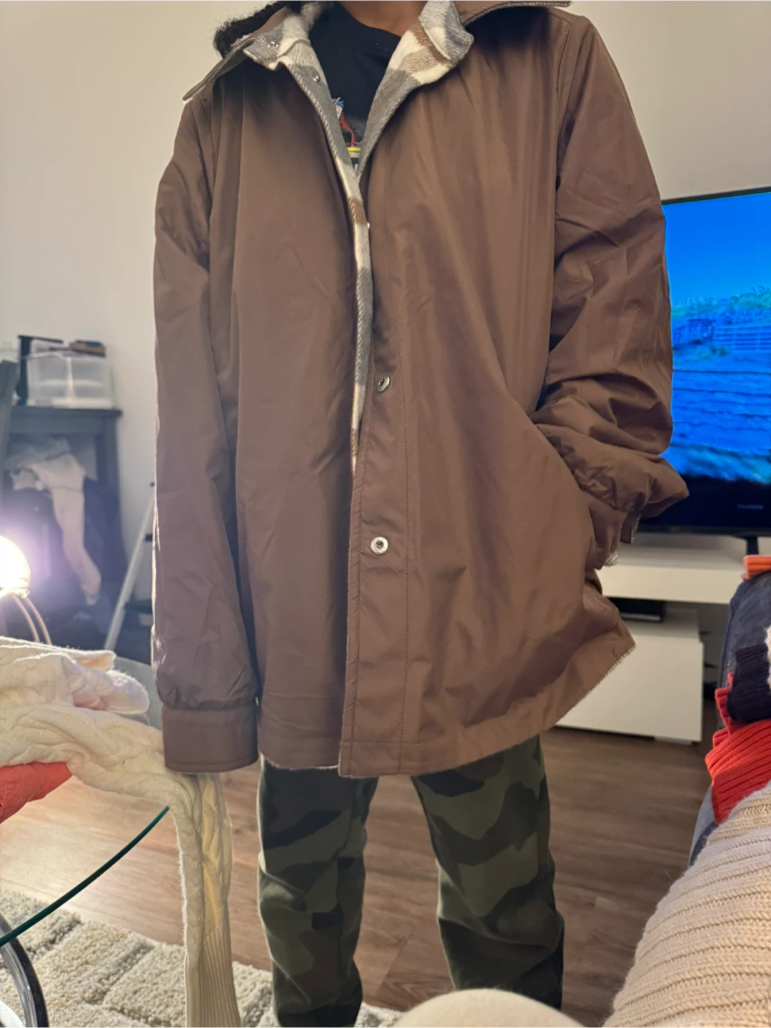 Plaid Shacket Jacket - photo 4