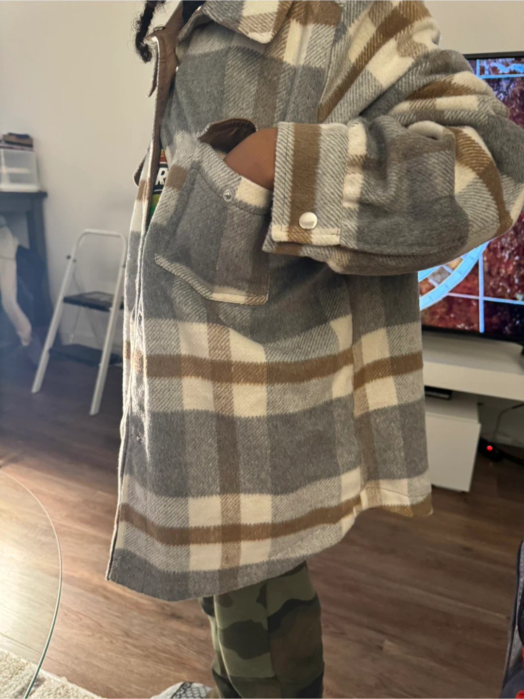 Plaid Shacket Jacket - photo 5