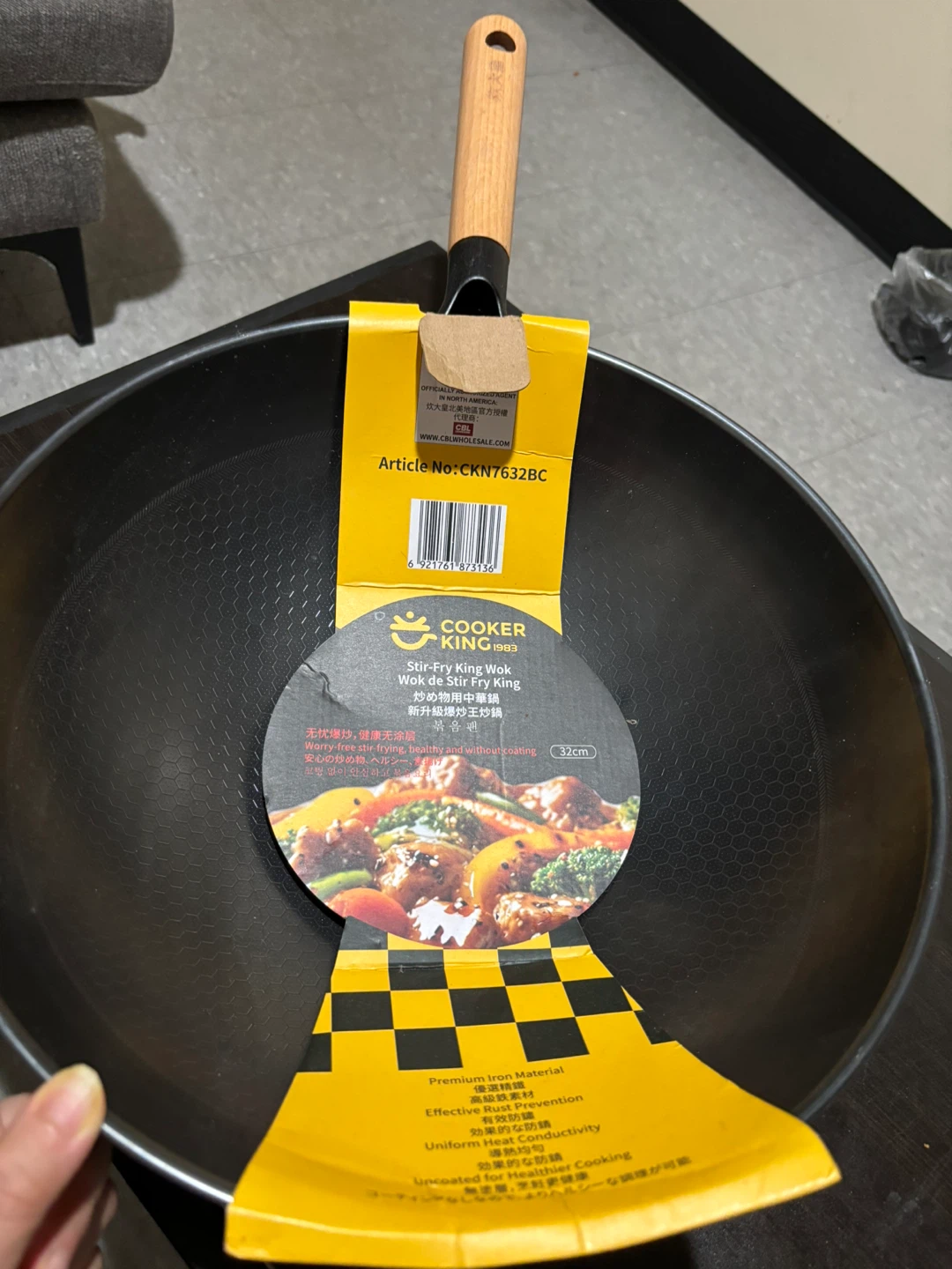 Cooker King Stir-Fry Wok - 32cm - photo 2